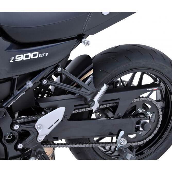 Hugger For Metallic Black with Colour Coded Decals (Metallic Spark Black) For Kawasaki Z 900 RS 2017-Current