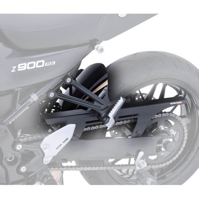 Hugger For Metallic Black with Colour Coded Decals (Metallic Spark Black) For Kawasaki Z 900 RS 2017-Current