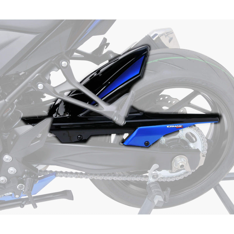 Hugger For Metallic Blue/Metallic Black (Triton Blue/Spark Black) For Suzuki GSX-S 750 2017-2021