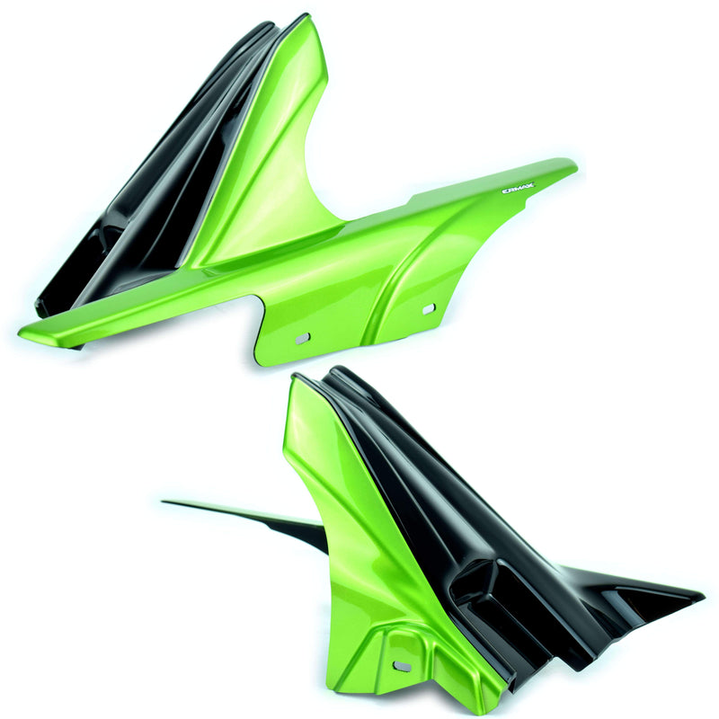 Hugger For Metallic Green/Metallic Black (Candy Lime Green/Metallic Black) For Kawasaki Ninja 1000 2011-2016