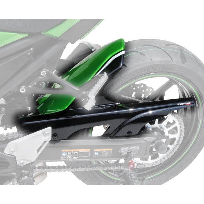 Hugger For Metallic Green/Metallic Black (Candy Lime Green/Spark Black) For Kawasaki Z 900 2017-2018