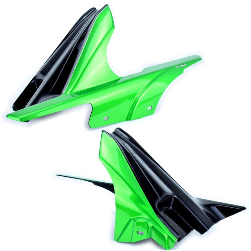 Hugger For Metallic Green/Metallic Black (Golden Blazed Green/Spark Black) For Kawasaki Ninja 1000 2011-2016