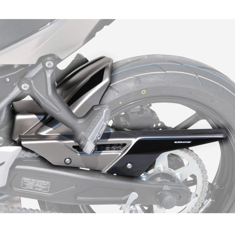 Hugger For Metallic Grey/Metallic Black (Raw Titanium/Spark Black) For Kawasaki Z 650 2017-2017