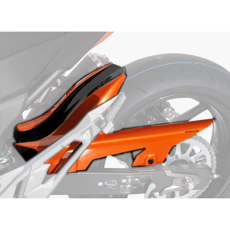 Hugger For Metallic Orange/Metallic Black(Pearl Blazing Orange/Spark Black) For Kawasaki Z 800 2013-2013