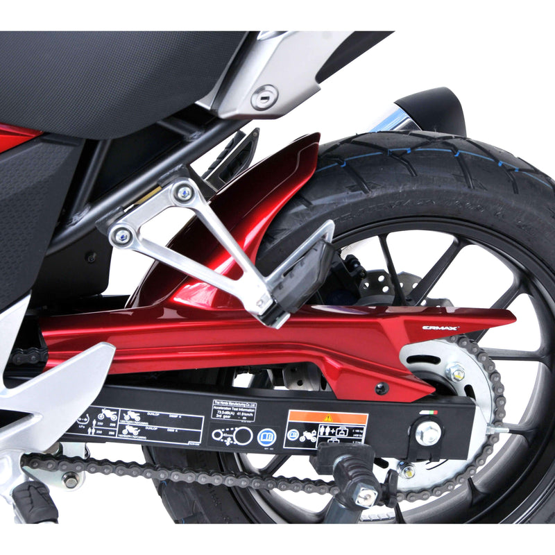 Hugger For Metallic Red (Millenium Red) For Honda CB 500 X 2016-2018