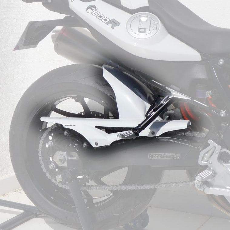 Hugger For Metallic White (Alpine White) For BMW F800 R 2009-2014