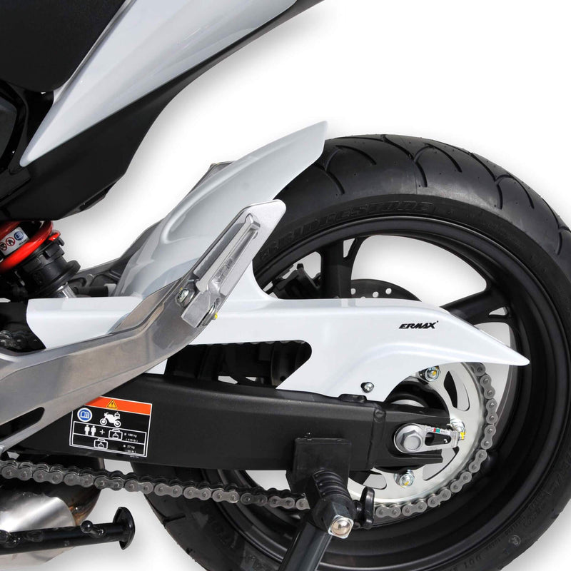 Hugger For Metallic White (Pearl Cool White) For Honda CB 600 F Hornet 2011-2012