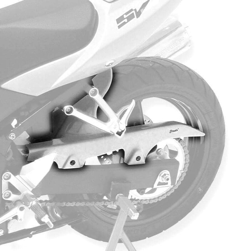 Hugger For Metallic White (Pearl Mirage White) For Suzuki SV 650 N 2010-2011