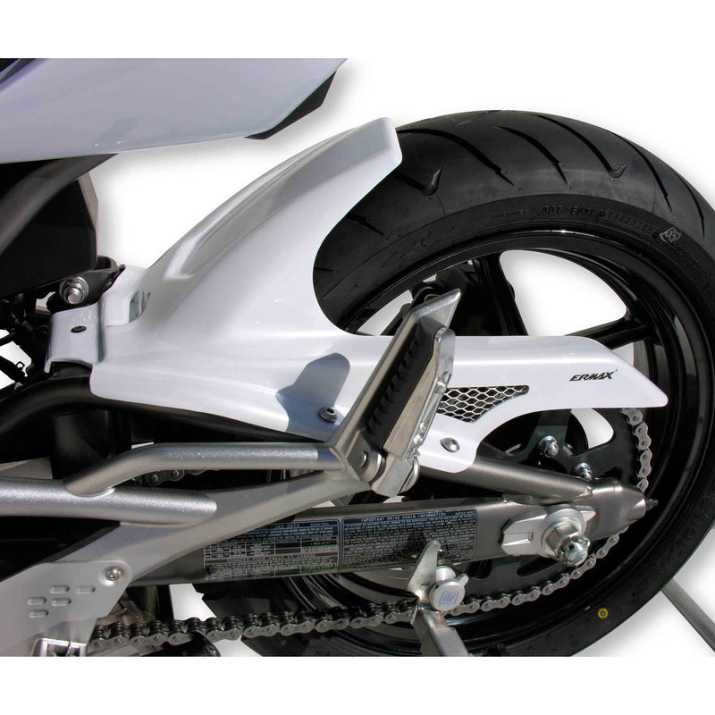 Hugger For Metallic White (Pearl White) For Kawasaki ER-6F 2011-2011