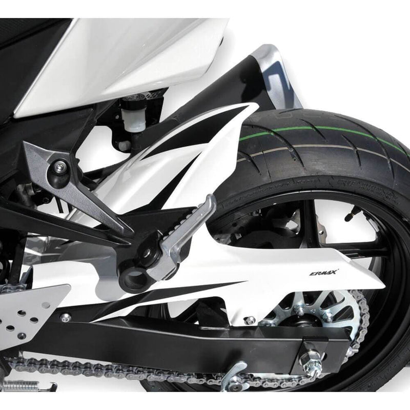 Hugger For Metallic White/Metallic Black (Pearl Stardust White/Spark Black) For Kawasaki Z 750 2010-2010