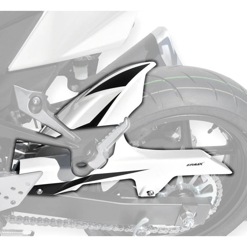 Hugger For Metallic White/Metallic Black (Pearl Stardust White/Spark Black) For Kawasaki Z 750 2010-2010