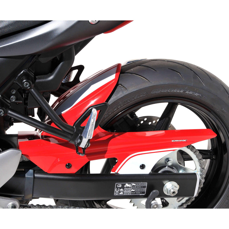 Hugger For Metallic White/Metallic Red (Pearl Still White/Pearl Mira Red) For Suzuki SV 650 N 2016-2018