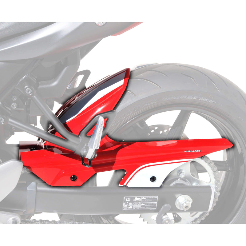 Hugger For Metallic White/Metallic Red (Pearl Still White/Pearl Mira Red) For Suzuki SV 650 N 2016-2018