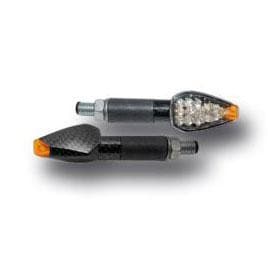 LED Indicators Oval For White & Orange with Black Trim