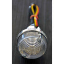 LED Round Rear Tail Light Single Clear
