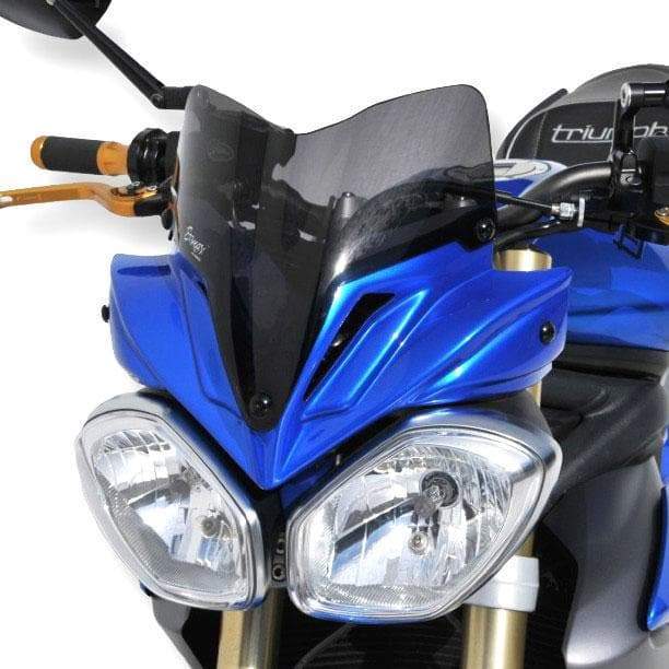 Nose Fairing For Carribean Blue with Dark Smoke Screen For Triumph Street Triple 675 2013-2015