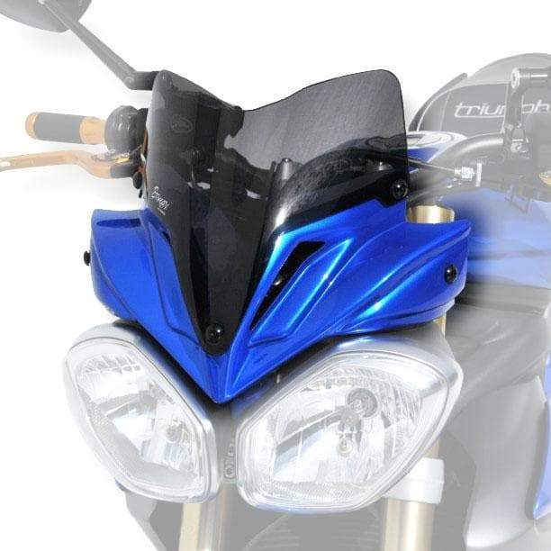 Nose Fairing For Carribean Blue with Dark Smoke Screen For Triumph Street Triple 675 2013-2015