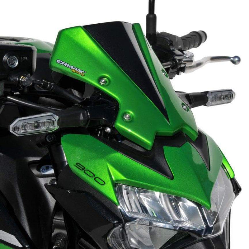 Nose Fairing For Met Green/Met Black (Candy Lime Green/Metallic Spark Black) For Kawasaki Z 900 2020-Current