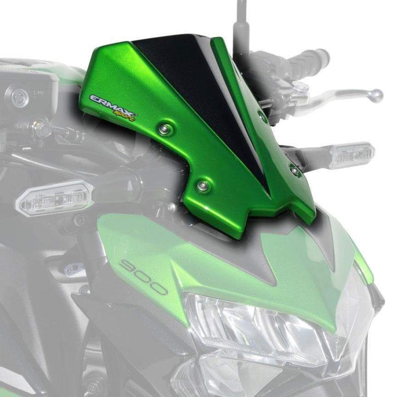 Nose Fairing For Met Green/Met Black (Candy Lime Green/Metallic Spark Black) For Kawasaki Z 900 2020-Current