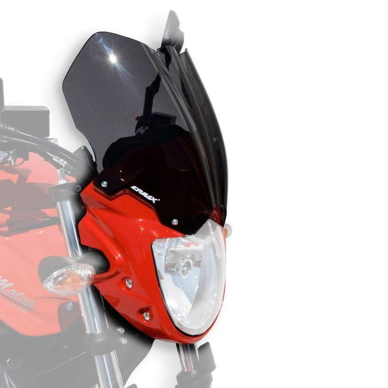 Nose Fairing For Metallic Red with Dark Smoke Screen For Suzuki GSF 650 Bandit 2009-2015