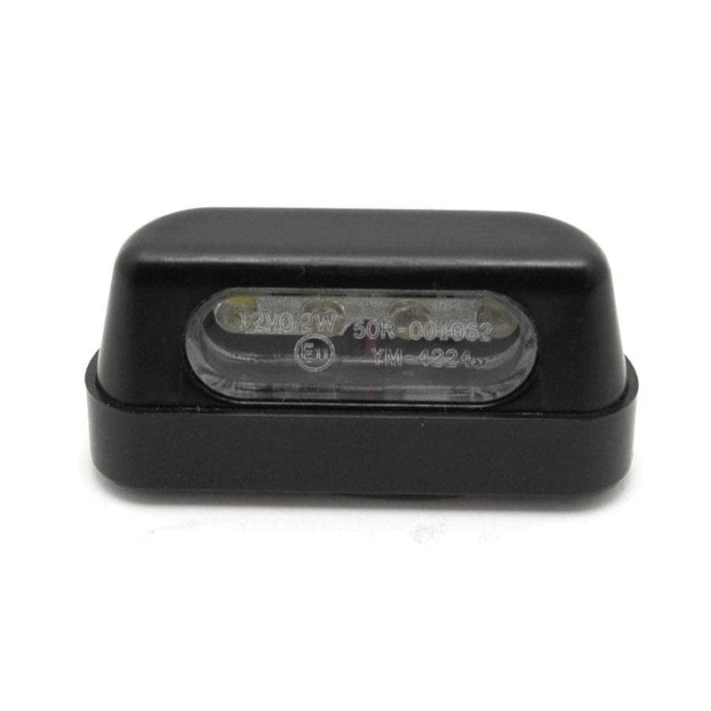 Plate Light Clear LED with Black Casing