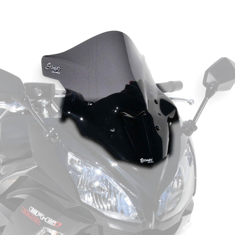 Racing Screen Black For Kawasaki ER-6F 2012-2016