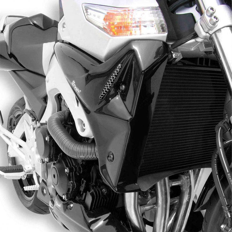 Radiator Cheeks For Gloss Black (Pearl Nebular Black) For Suzuki GSR 600 2008-2011