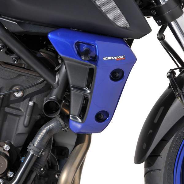 Radiator Cheeks For Gloss Metallic Blue/Matte Black (Yamaha Blue/Matte Black) For Yamaha MT-07 2018-2020