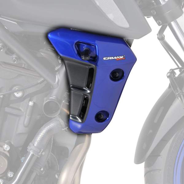 Radiator Cheeks For Gloss Metallic Blue/Matte Black (Yamaha Blue/Matte Black) For Yamaha MT-07 2018-2020