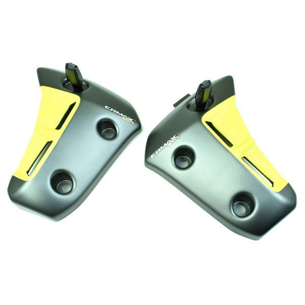 Radiator Cheeks For Gloss Yellow/Matte Metallic Grey (Fluo Yellow/Matte Night Fluo Grey) For Yamaha MT-07 2018-2020