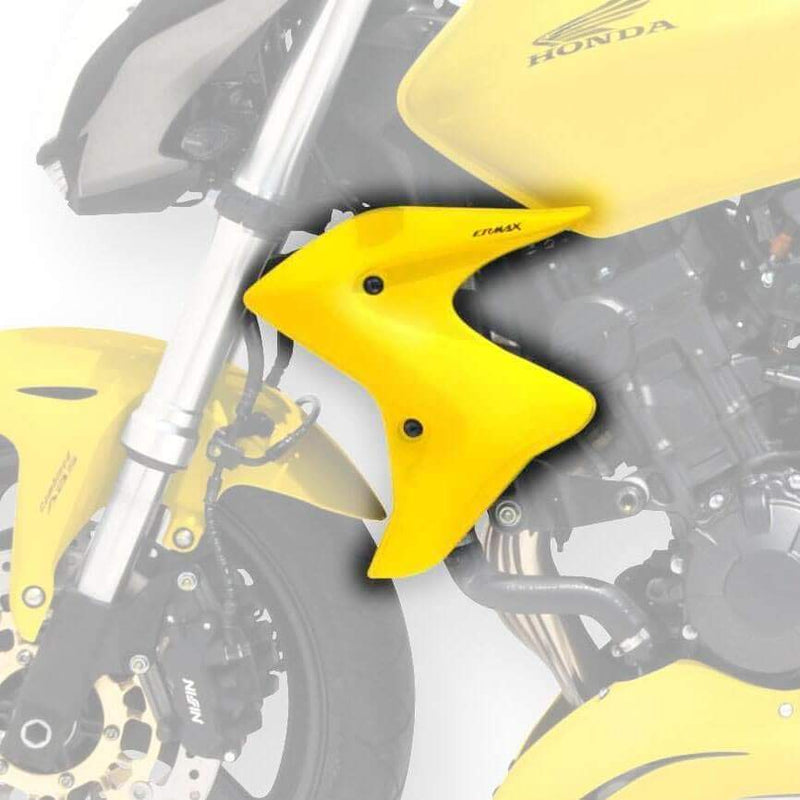 Radiator Cheeks For Light Metallic Yellow (Pearl Sprint Yellow) For Honda CB 600 F Hornet 2011-2011