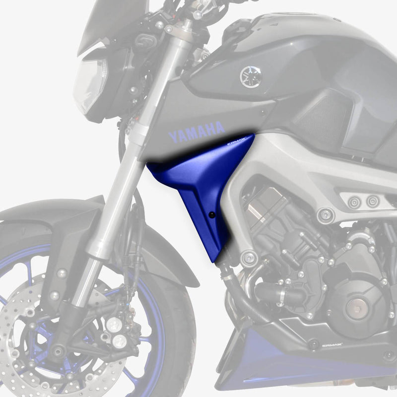 Radiator Cheeks For Matt Blue (Race Blu) For Yamaha MT-09 2014-2015