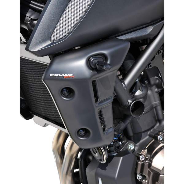 Radiator Cheeks For Matt Metallic Black (Tech Black) For Yamaha MT-07 2018-2020