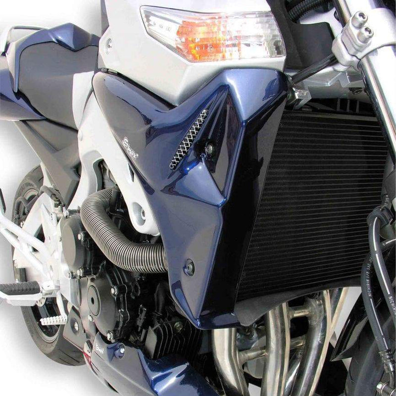 Radiator Cheeks For Metallic Blue (Candy Indy Blue) For Suzuki GSR 600 2006-2011