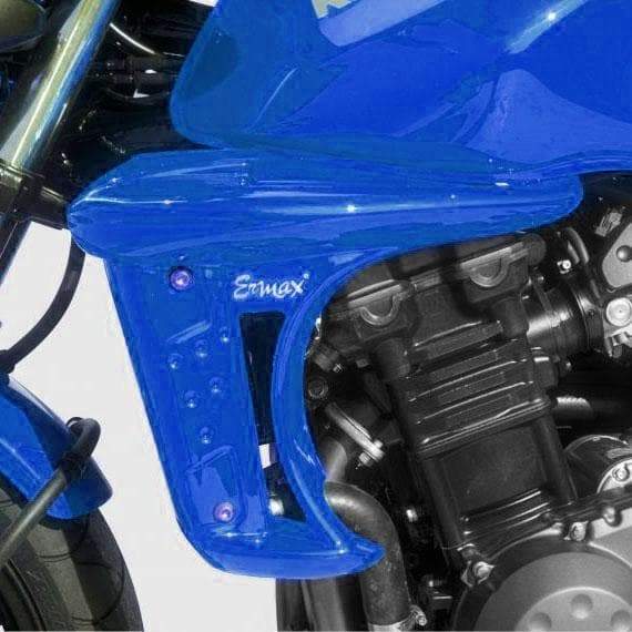 Radiator Cheeks For Metallic Blue (Candy Plasma Blue) For Kawasaki Z 750 2005-2006