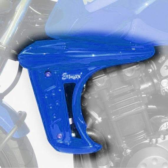 Radiator Cheeks For Metallic Blue (Candy Plasma Blue) For Kawasaki Z 750 2005-2006