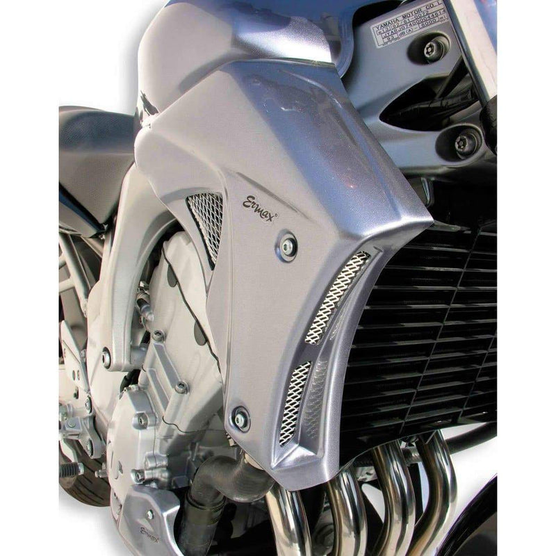 Radiator Cheeks For Metallic Grey (Silver Storm) For Yamaha FZ6 2005-2008