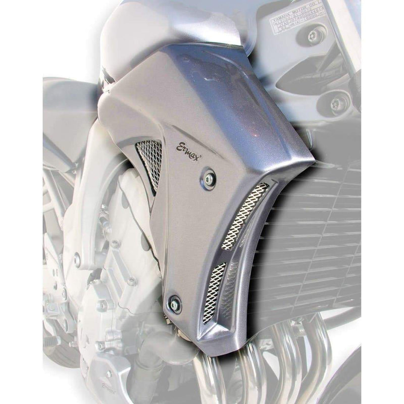 Radiator Cheeks For Metallic Grey (Silver Storm) For Yamaha FZ6 2005-2008