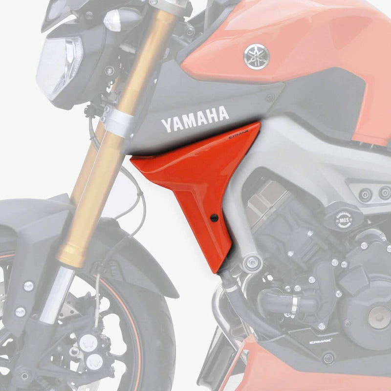 Radiator Cheeks For Metallic Orange (Blazing Orange) For Yamaha MT-09 2014-2015