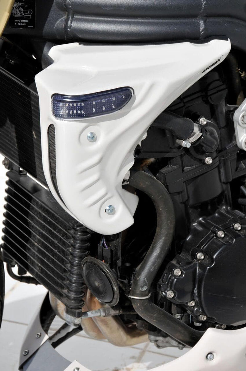 Radiator Cheeks For Metallic White (Fusion White) For Triumph Speed Triple 1050 2005-2007