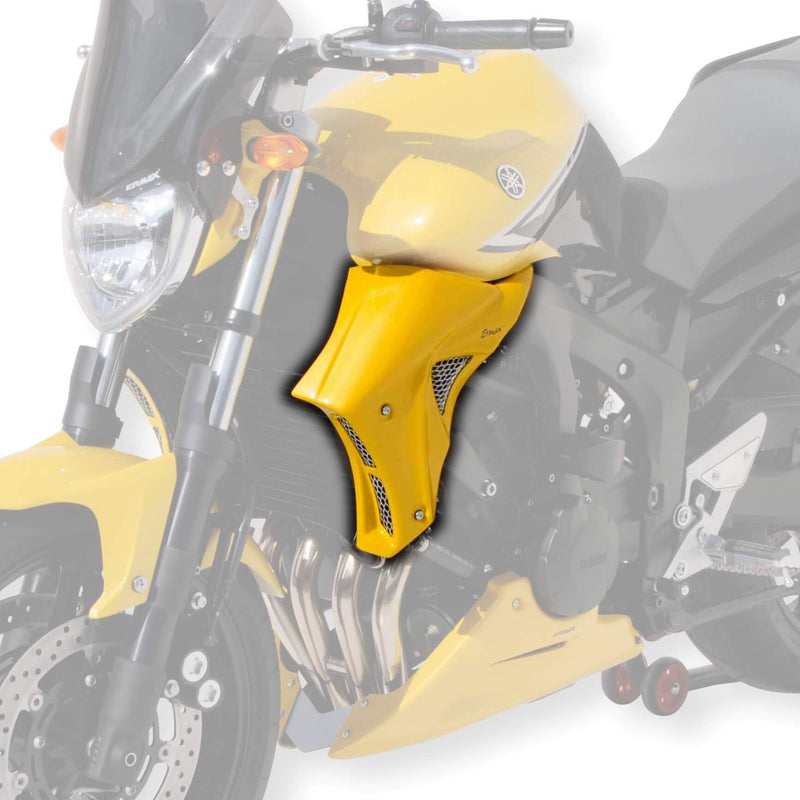 Radiator Cheeks For Metallic Yellow (Extreme Yellow) For Yamaha FZ6 2009-2010