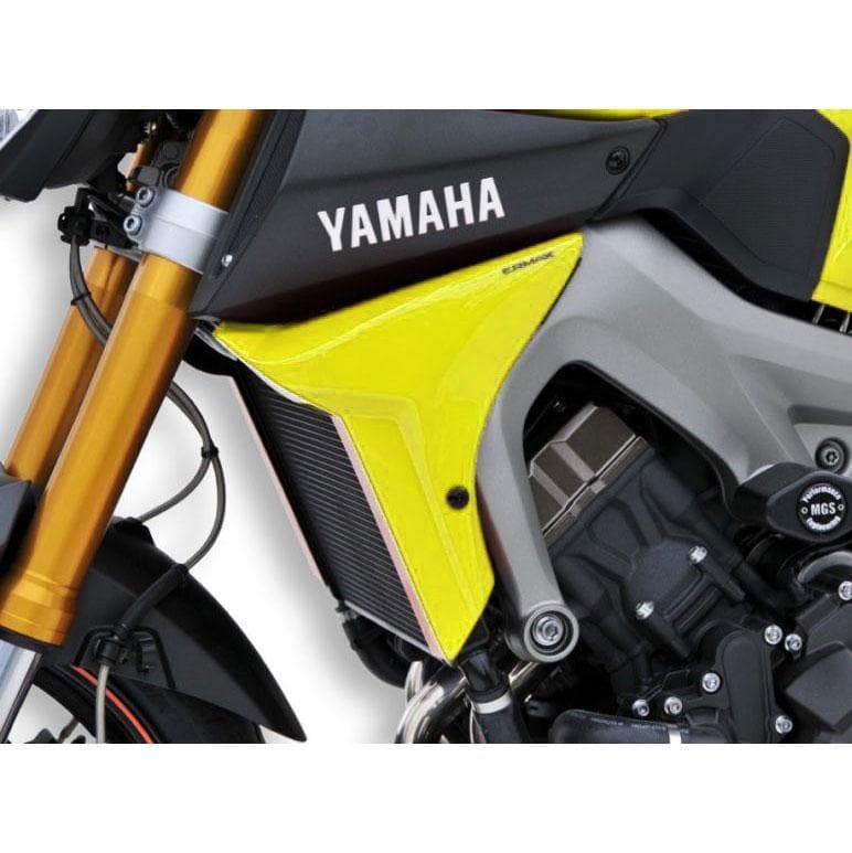 Radiator Cheeks For Metallic Yellow (Extreme Yellow) For Yamaha MT-09 2015-2015