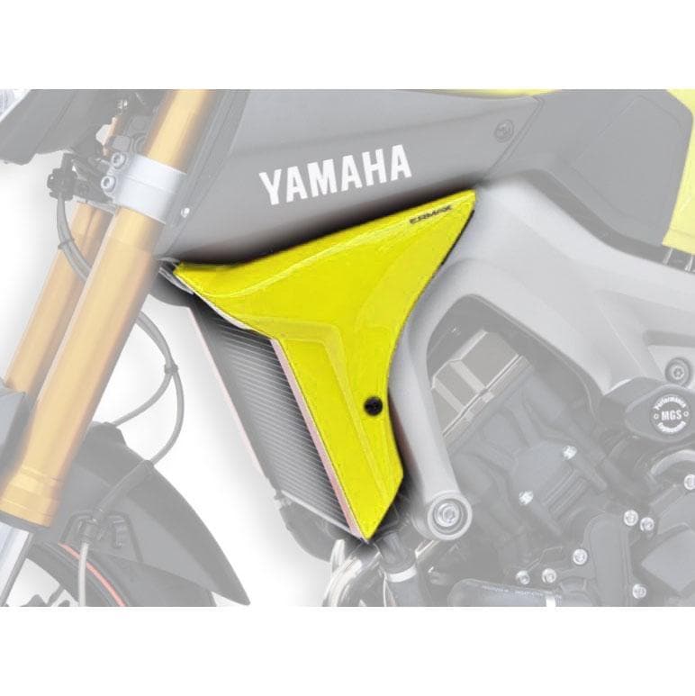 Radiator Cheeks For Metallic Yellow (Extreme Yellow) For Yamaha MT-09 2015-2015