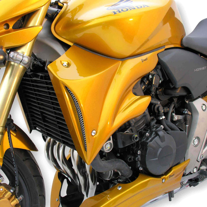 Radiator Cheeks For Metallic Yellow (Pearl Amber Yellow) For Honda CB 600 F Hornet 2007-2008