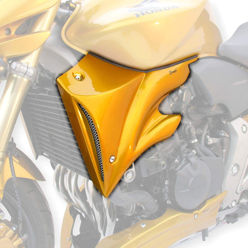 Radiator Cheeks For Metallic Yellow (Pearl Amber Yellow) For Honda CB 600 F Hornet 2007-2008