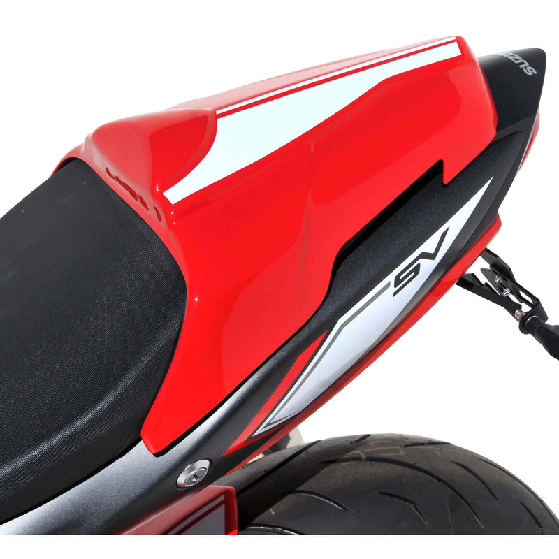 Seat Cowl For Metallic Red/Metallic White (Mirage Red/Glacier White) For Suzuki SV 650 N 2016-2018