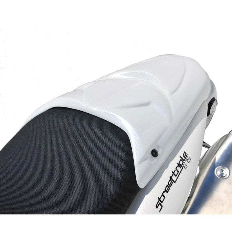 Seat Cowl For Metallic White (Crystal White) For Triumph Street Triple 675 2011-2011