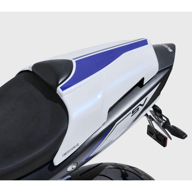 Seat Cowl For Metallic White/Metallic Blue (Glacier White/Vigour Blue) For Suzuki SV 650 N 2016-2018