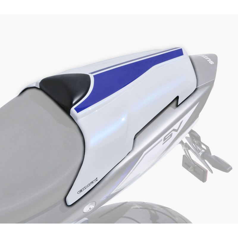 Seat Cowl For Metallic White/Metallic Blue (Glacier White/Vigour Blue) For Suzuki SV 650 N 2016-2018