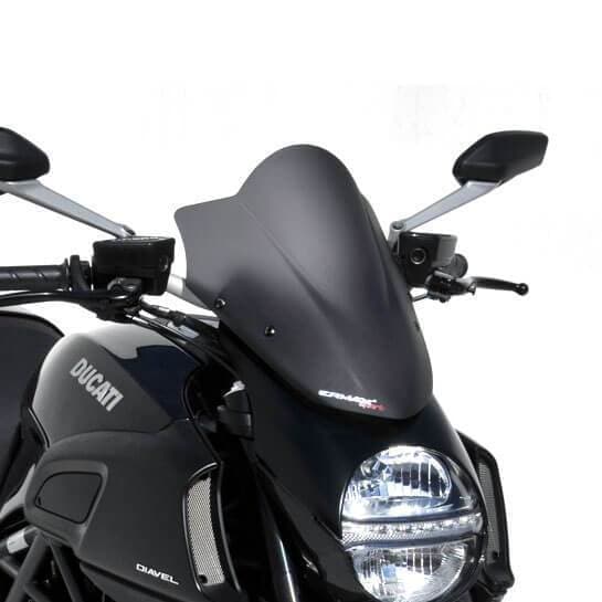 Sport Screen Satin Black For Ducati Diavel 2011-2013